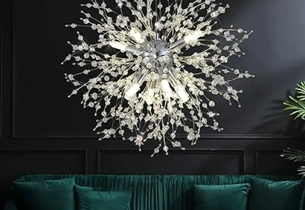 sphere globe chandelier