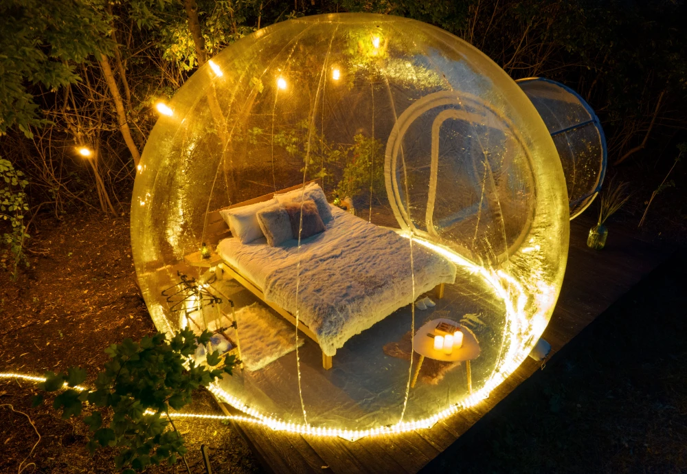 clear camping bubble tent